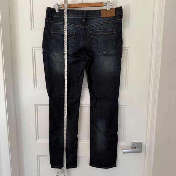 Esprit - Tube Slim Blue/Black Dark Wash Skinny Jeans - Size 32 - Picture 14 of 15